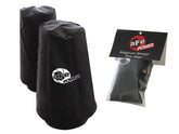 11-16 Ford F-150 V6 3.5L EB aFe 28-10213M MagnumSHIELD Pre-Filters Ford Ecoboost Stage 2 Black (1 PR)